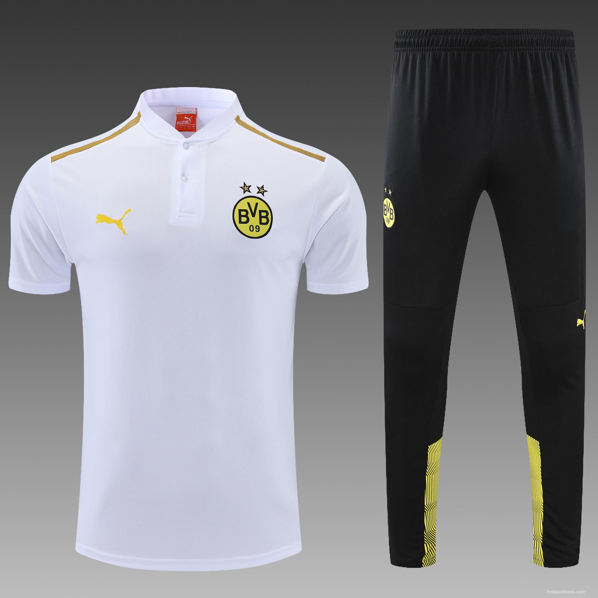 Borussia Dortmund POLO kit White (not supported to be sold separately)