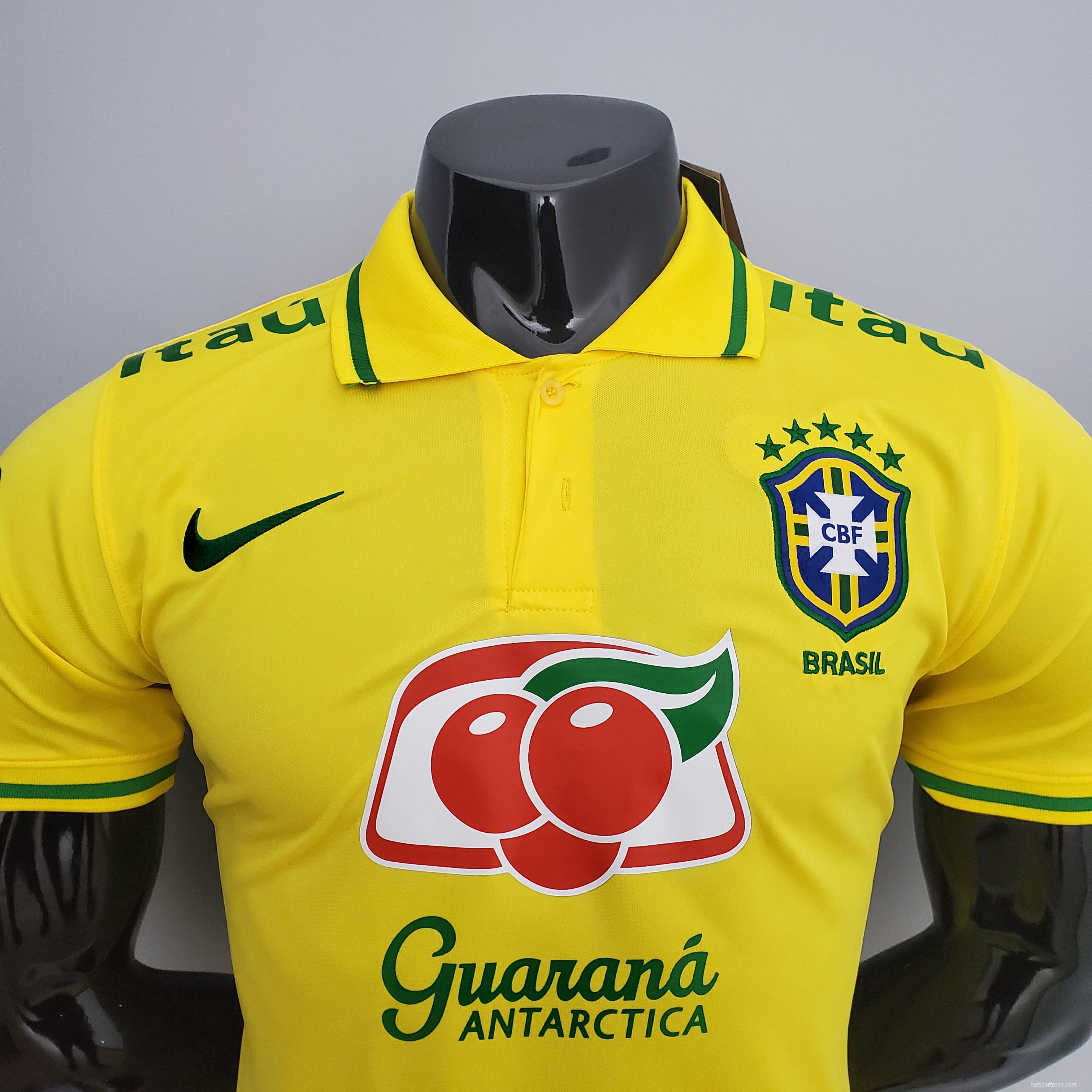 POLO Brazil Yellow Soccer Jersey