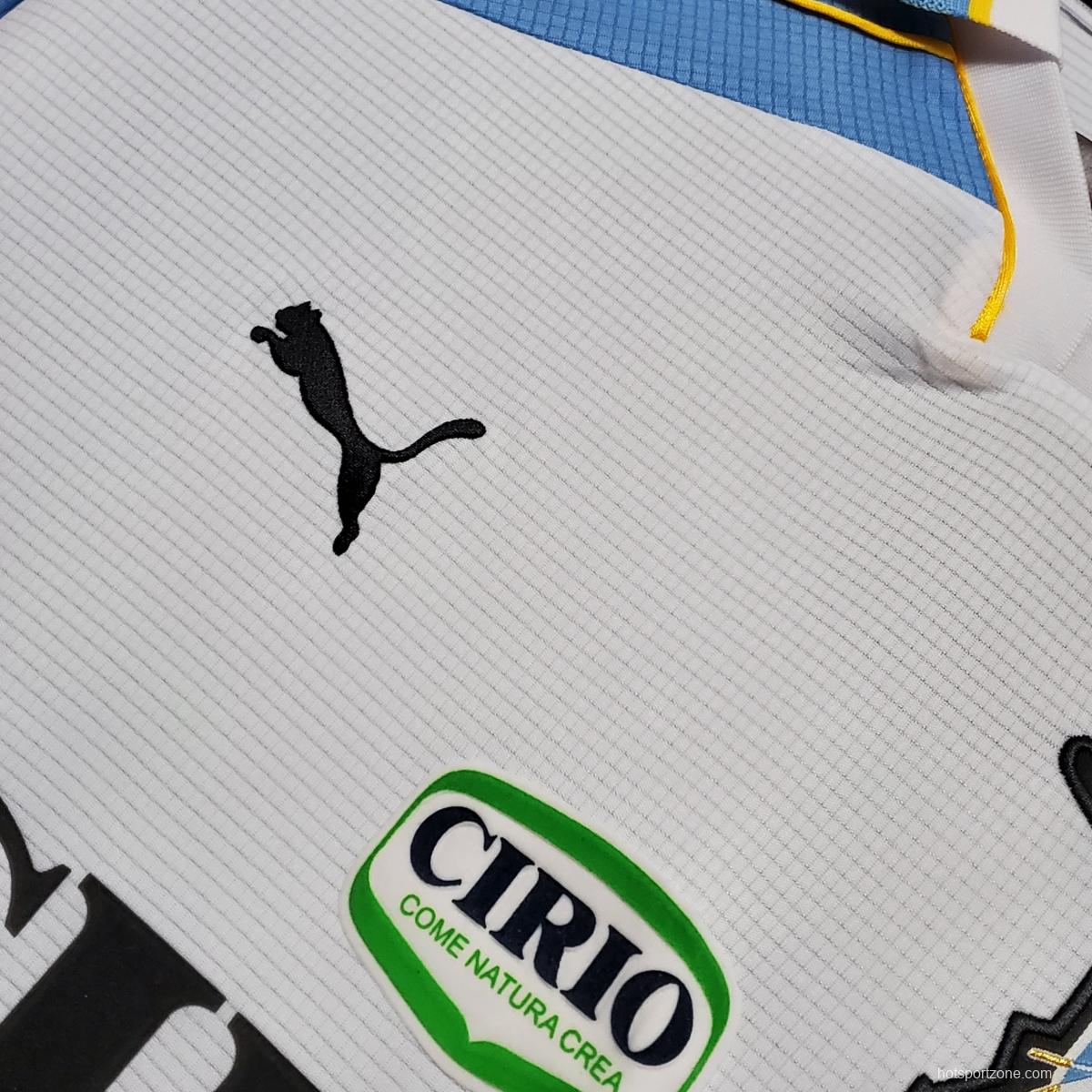 Retro 00/01 Lazio Long sleeve away Soccer Jersey