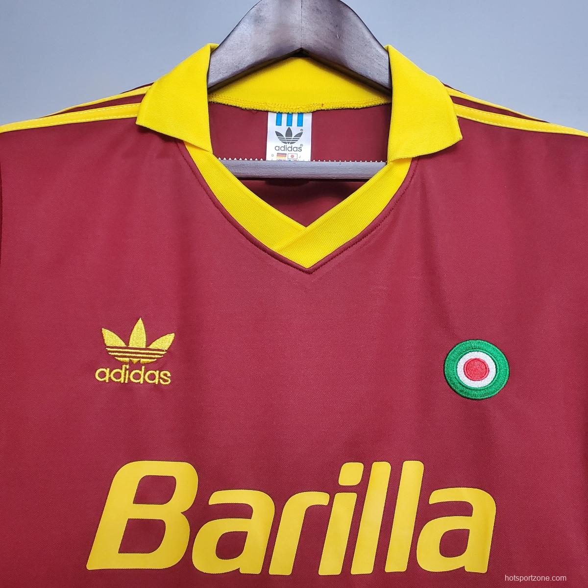 Retro Roma 91/92 home Soccer Jersey