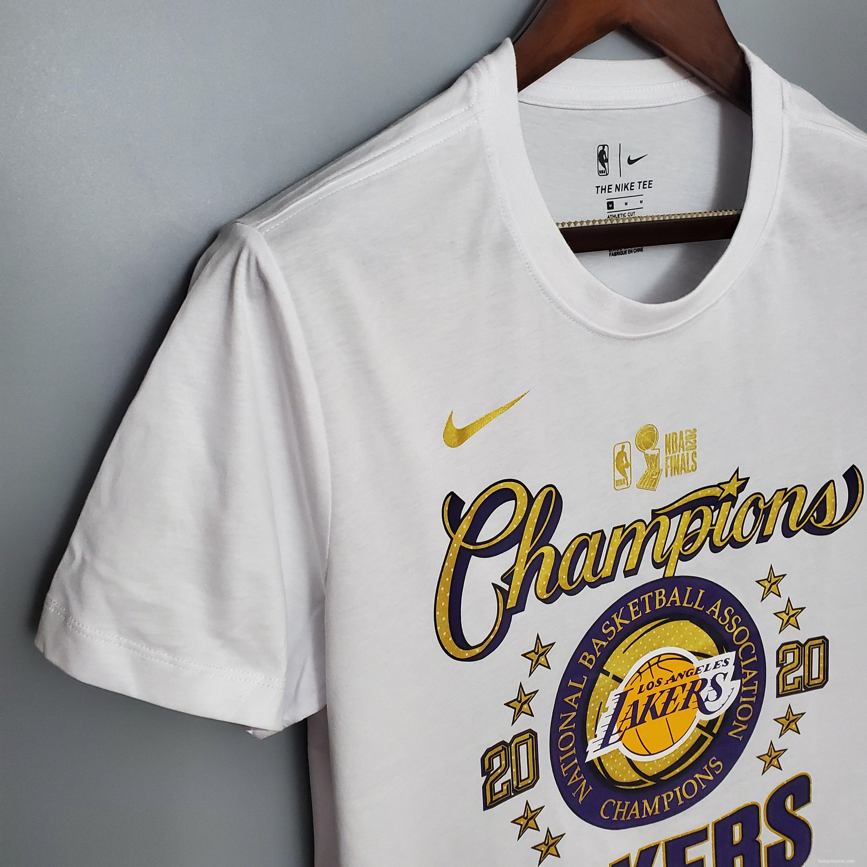 Lakers championship shirt white