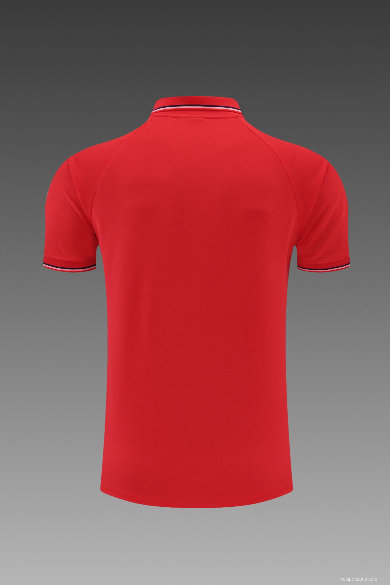 Atletico Madrid POLO kit red and white pattern(not supported to be sold separately)