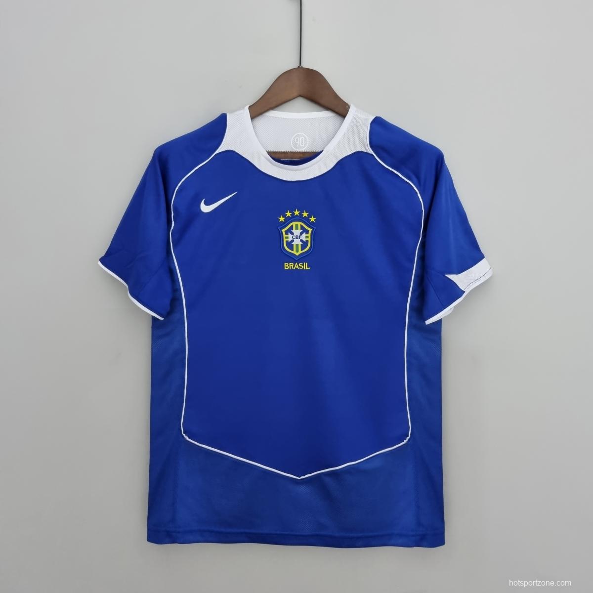 Retro 2004/06 Brazil away Soccer Jersey