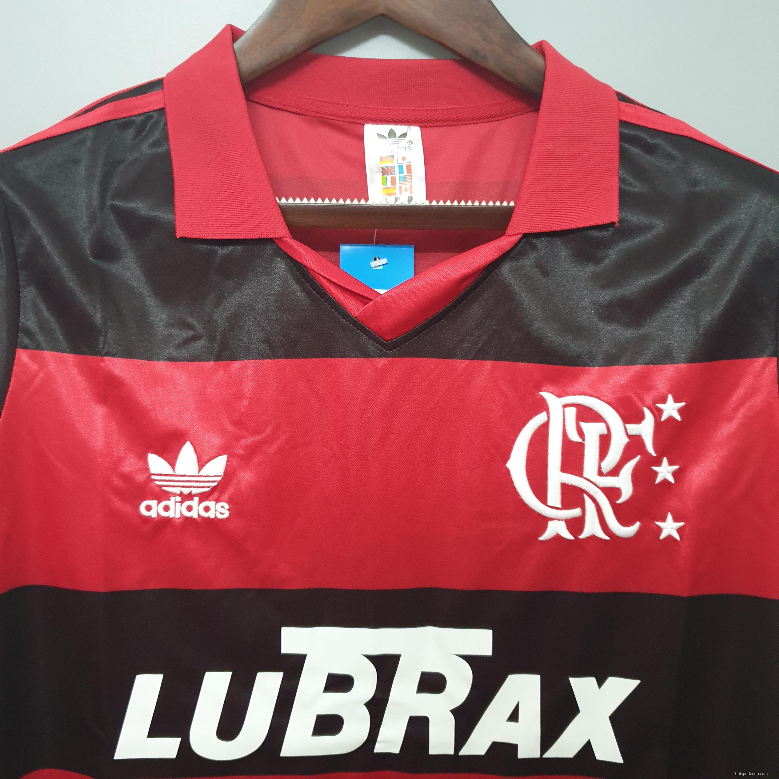 Flamengo 1990 retro shirt home Soccer Jersey