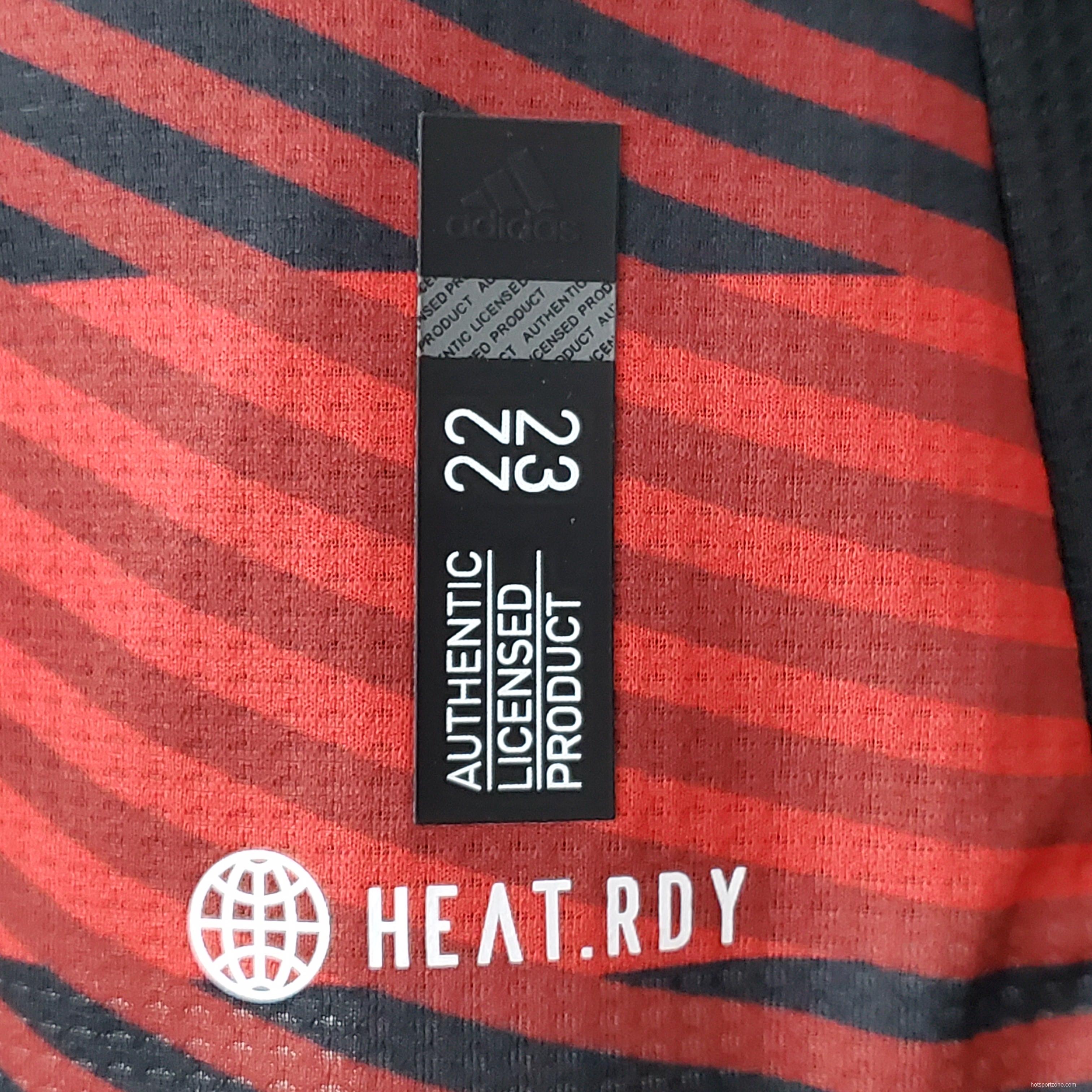 22/23 player version flamengo home Soccer Jersey