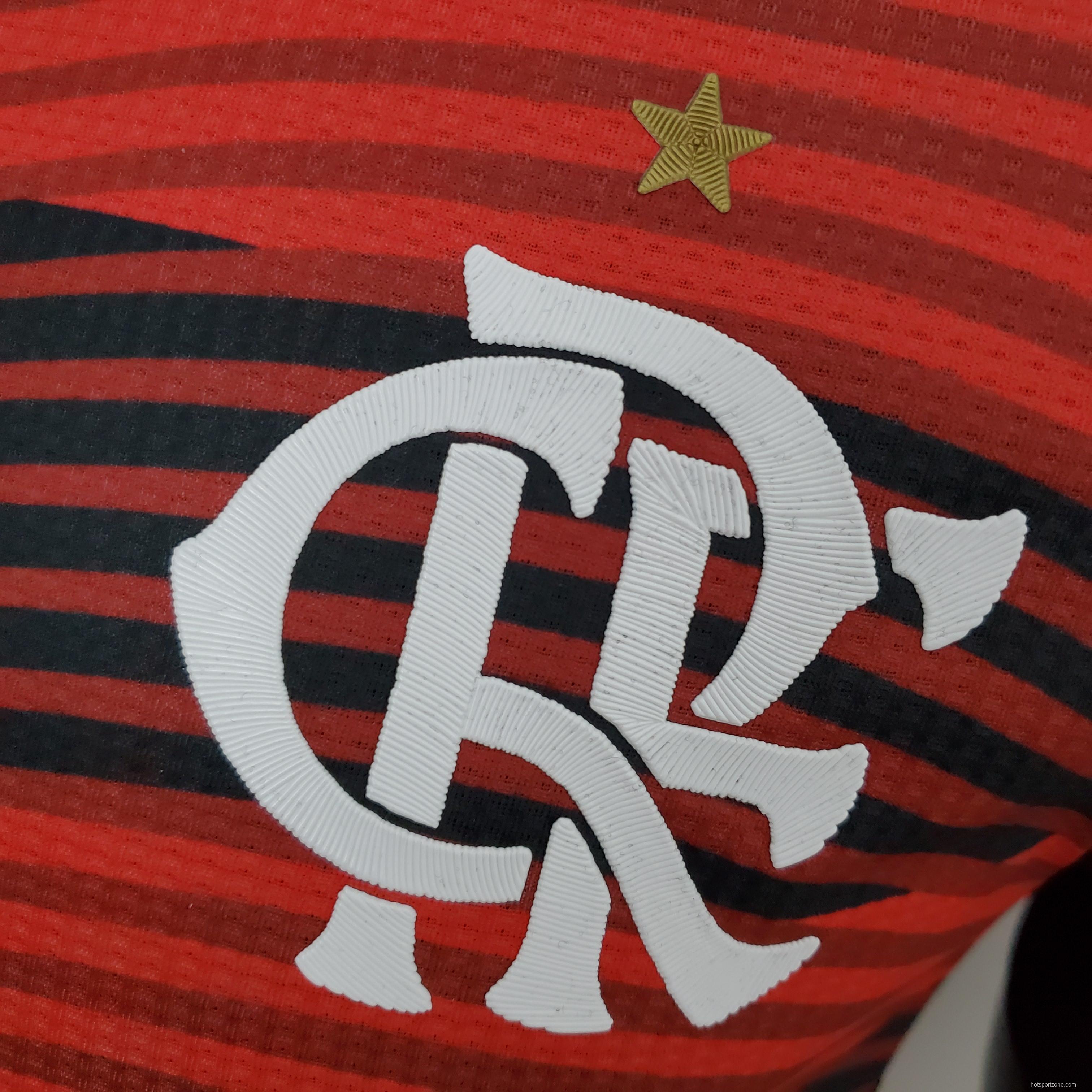 22/23 player version flamengo home Soccer Jersey