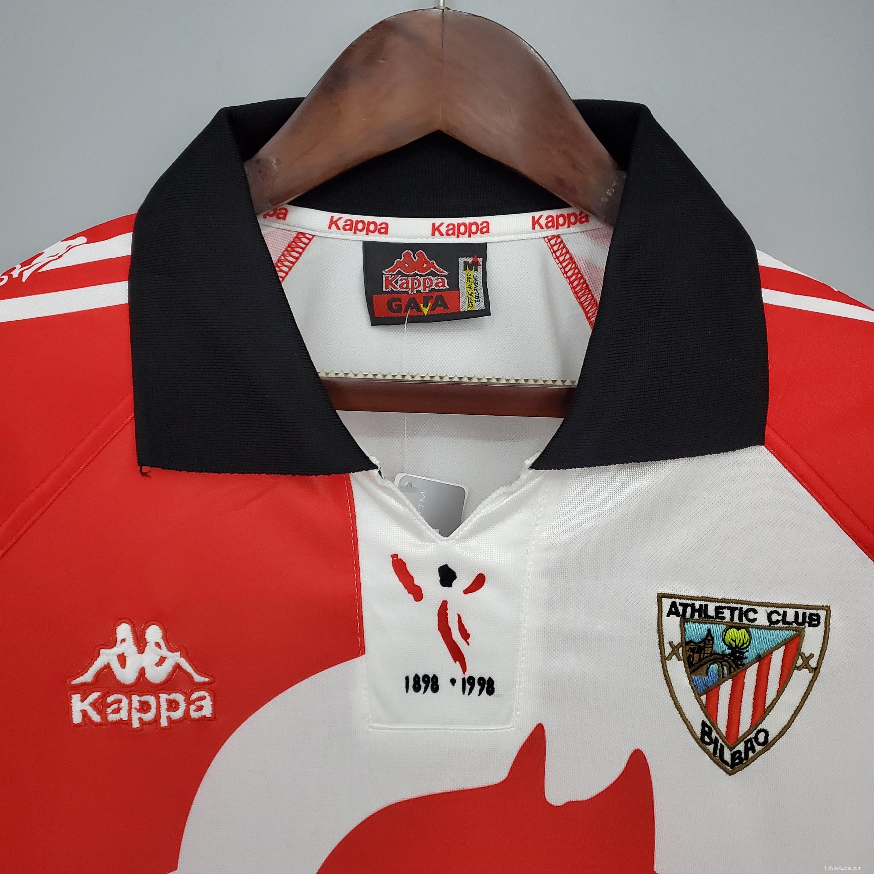 Retro 97/98 Athletic Bilbao home Soccer Jersey