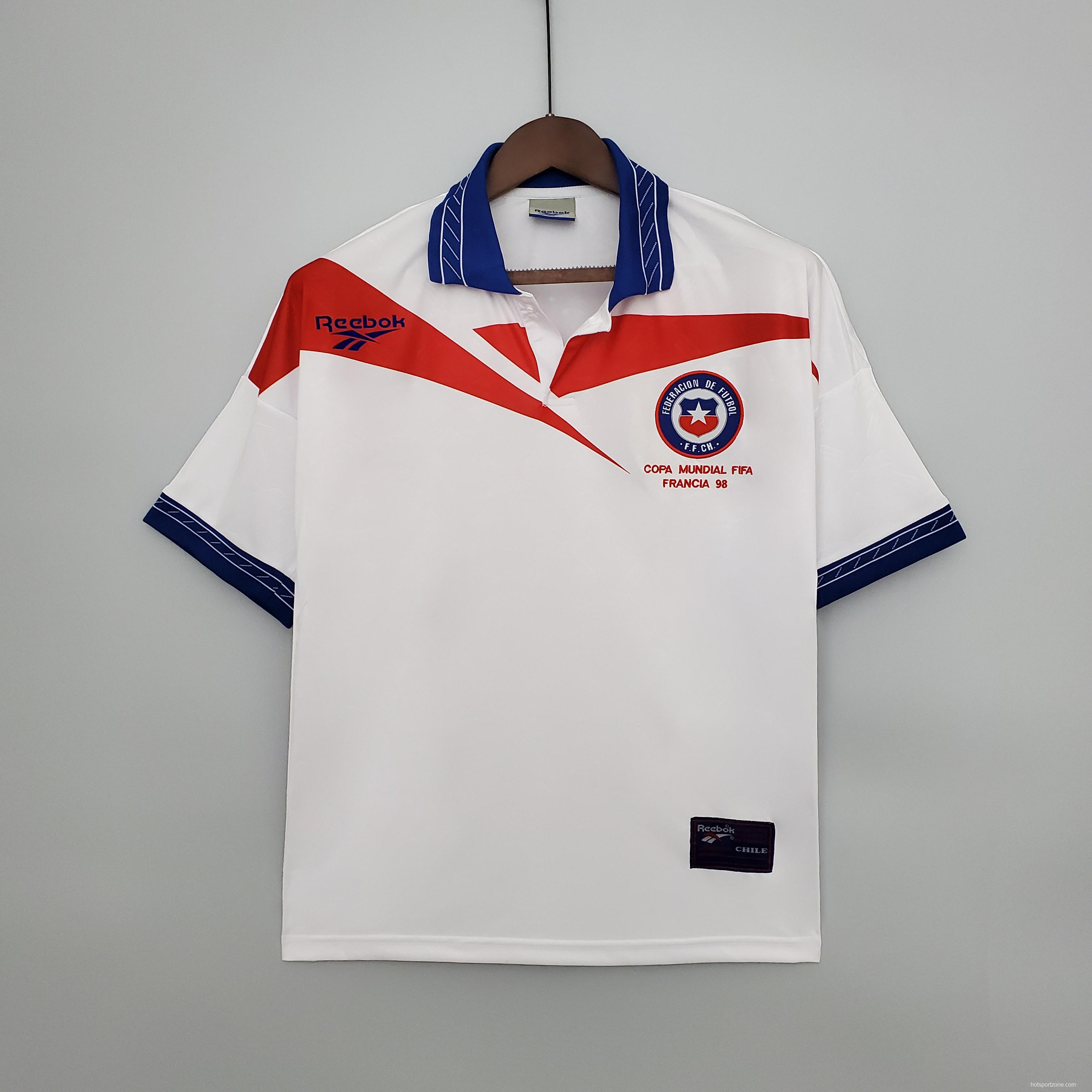 Retro Chile 1998 away Soccer Jersey