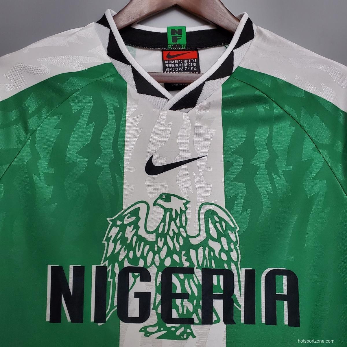 Retro Nigeria 1996 home Soccer Jersey