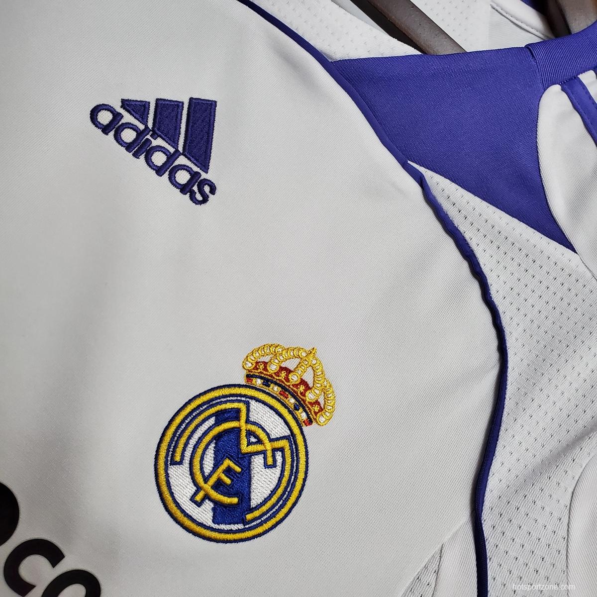 Retro Real Madrid 07/08 home Soccer Jersey