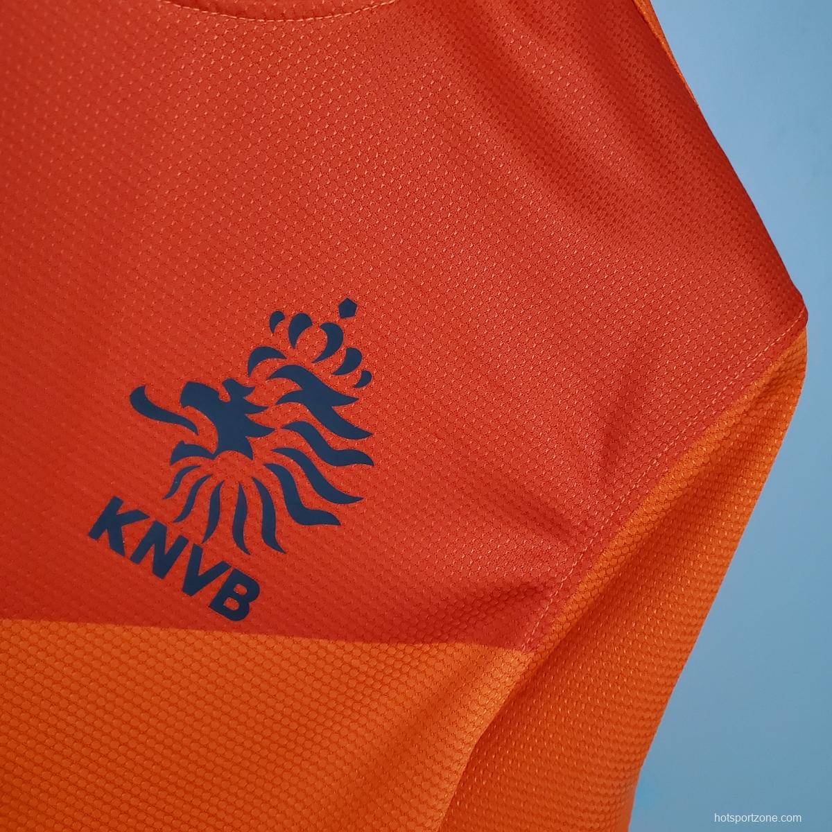 Retro Netherlands 2012 home Soccer Jersey