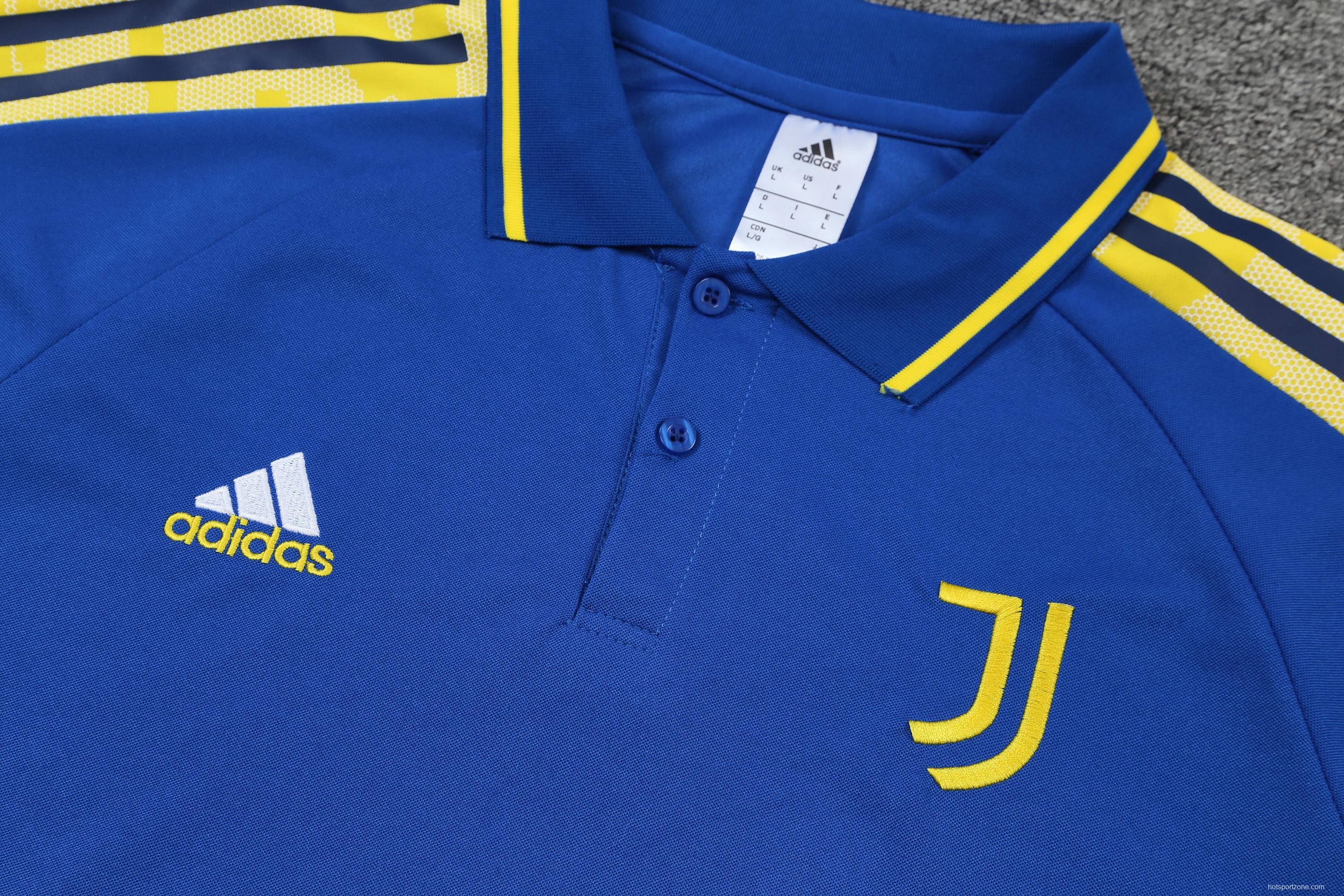 Juventus POLO kit blue and yellow stripes(not supported to be sold separately)