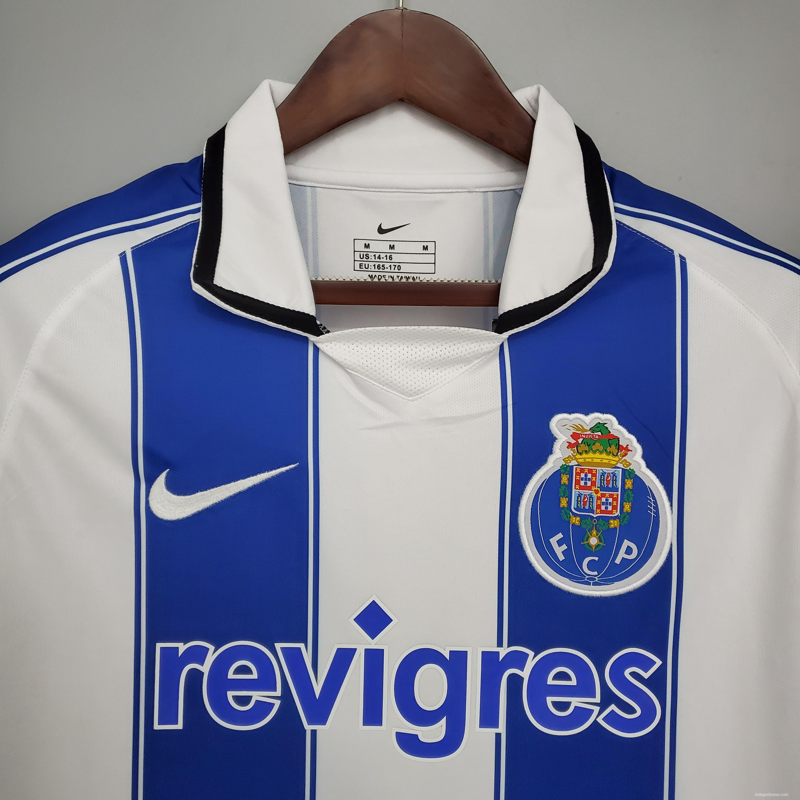 Retro Porto 03/04 home Soccer Jersey