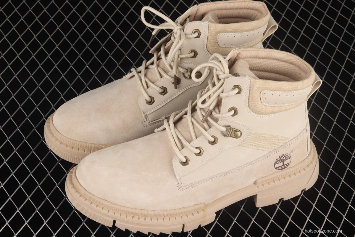 Timberland 21ss autumn and winter new high-top casual shoes TB10055BEIGE