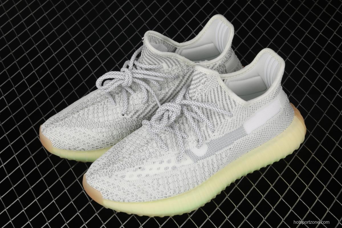 Adidas Yeezy 350 V2 Boost Basf Tailgate FX4349 Darth Coconut 350 second generation hollowed-out Asian gray star color BASF Boost original