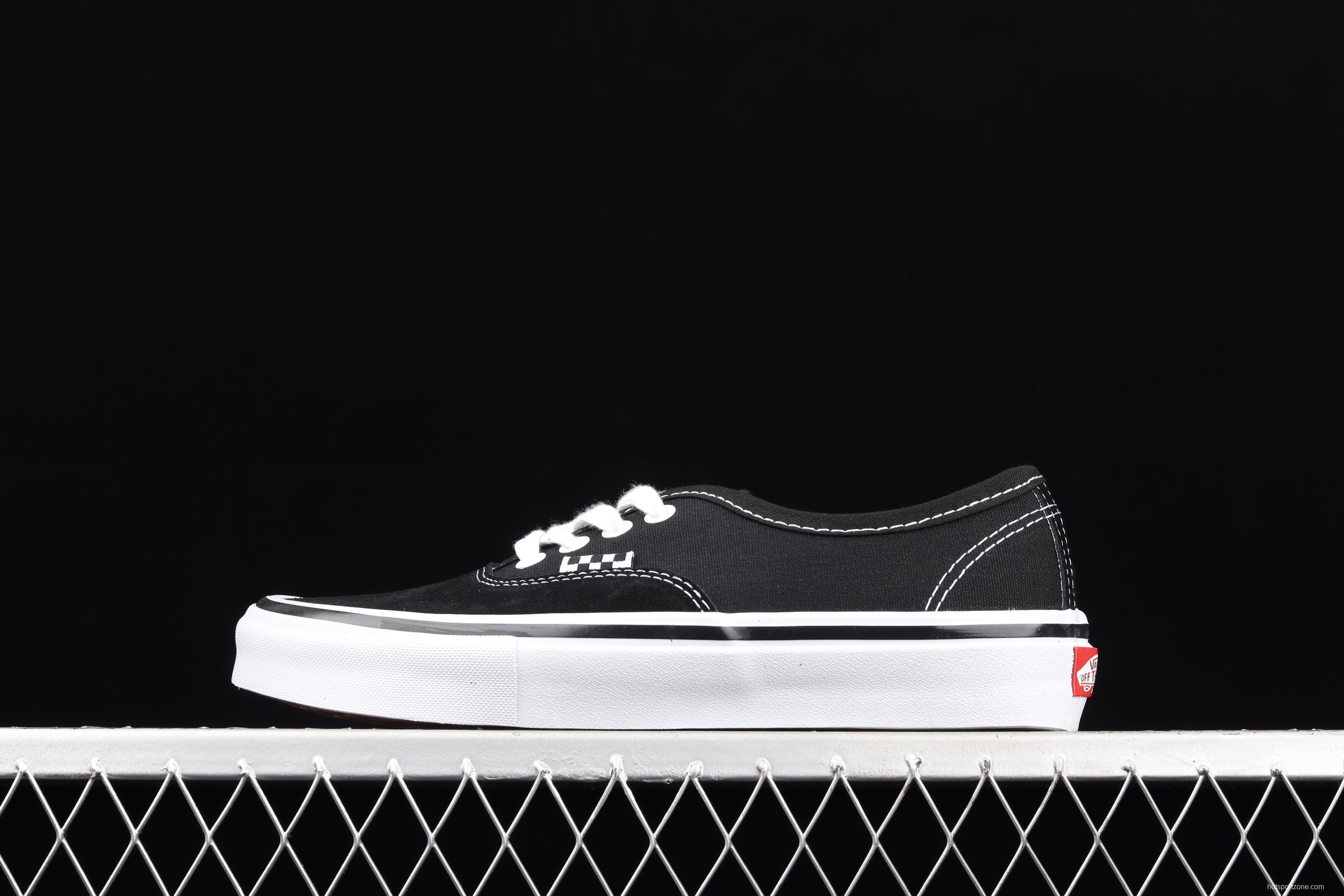 Vans Skate Authentic series classic black and white low-top casual board shoes VN0A5FC8Y28