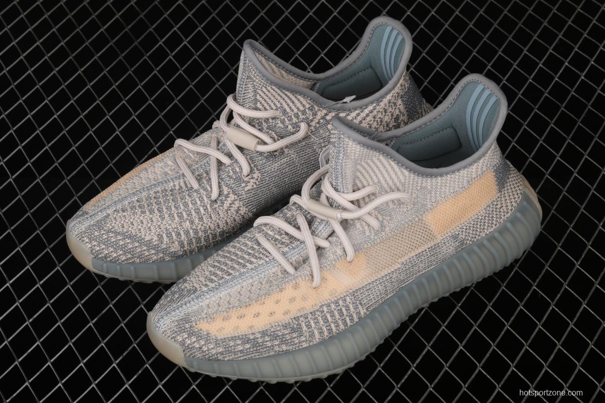 Adidas Yeezy Boost 350V2 Israfil FZ5421 Darth Coconut 350 second generation silver blue angel color BASF Boost original