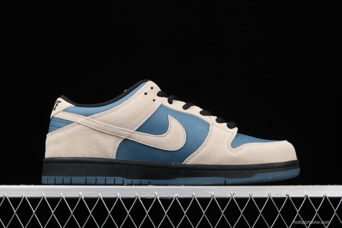 NIKE DUNK Low SB Pro blue and white dunk series low side leisure sports skateboard shoes BQ6817-200