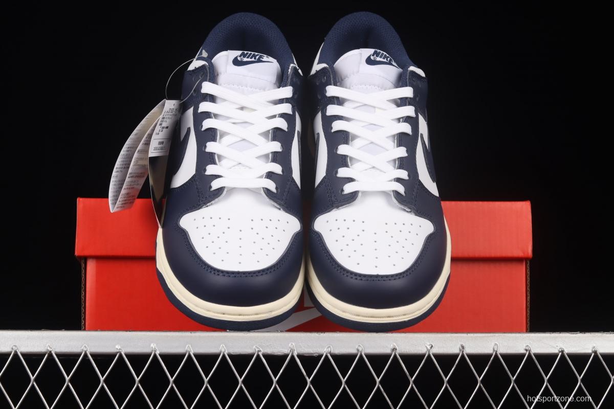 NIKE SB DUNK Low Navy Blue navy blue color SB buckle rebound fashion casual board shoes DD1503-115