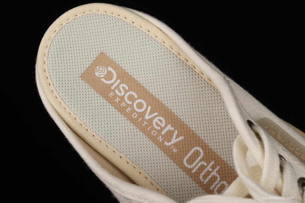 DISCOVERY MUHLY SLIDE explorer summer 2021 new thick-soled canvas Loafers Shoes DX-SHR1-131white