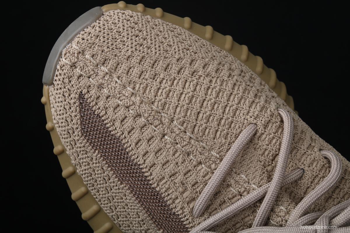 Adidas Yeezy Boost 350 V2 FX9033 das coconut 350 second generation hollowed-out sesame gray angel color