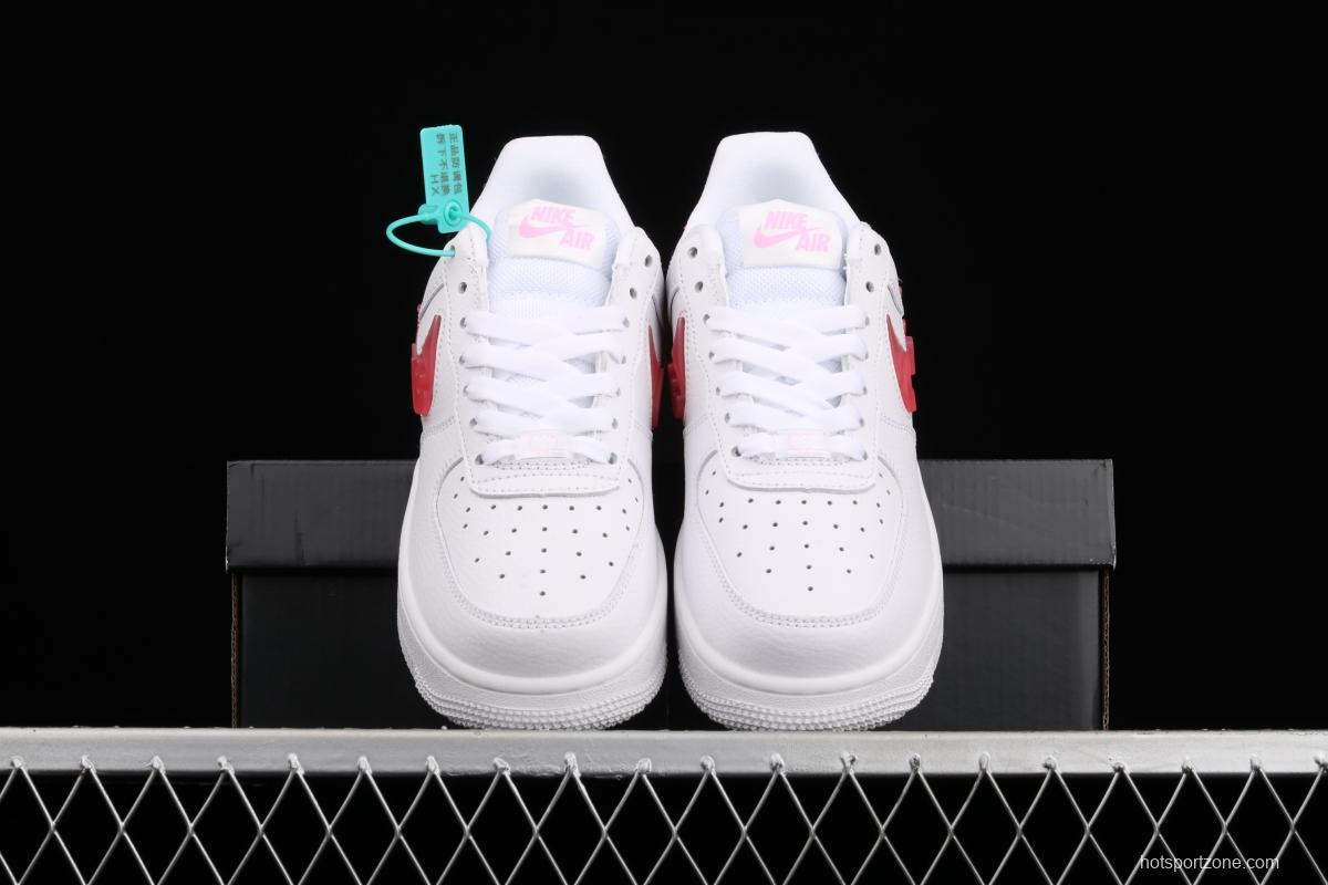 NIKE Air Force 1x 07 Low Valentine's Day jelly hook low side leisure sports board shoes CV8482-100