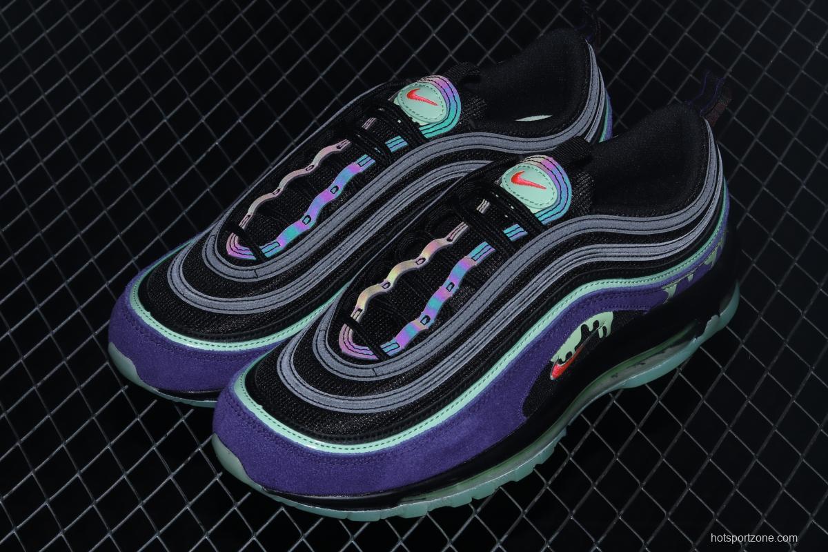 NIKE Air Max 97 Halloween theme bullet air cushion running shoes DC1500-001