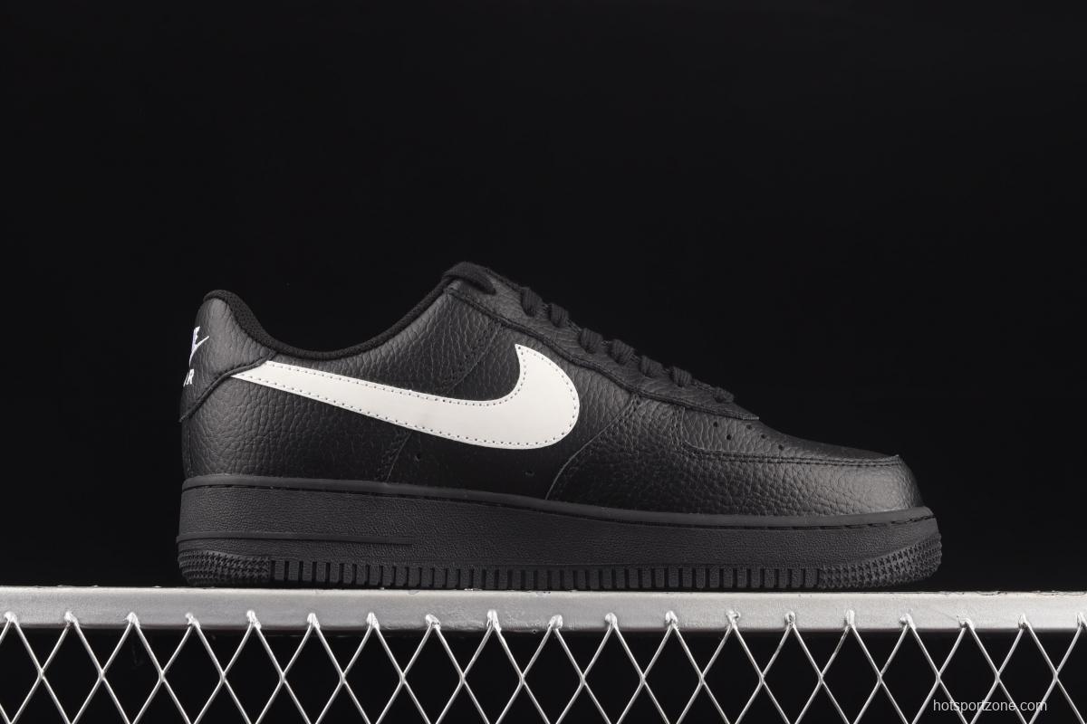 NIKE Air Force 11607 Low classic black and white low-top casual board shoes AA4083-001