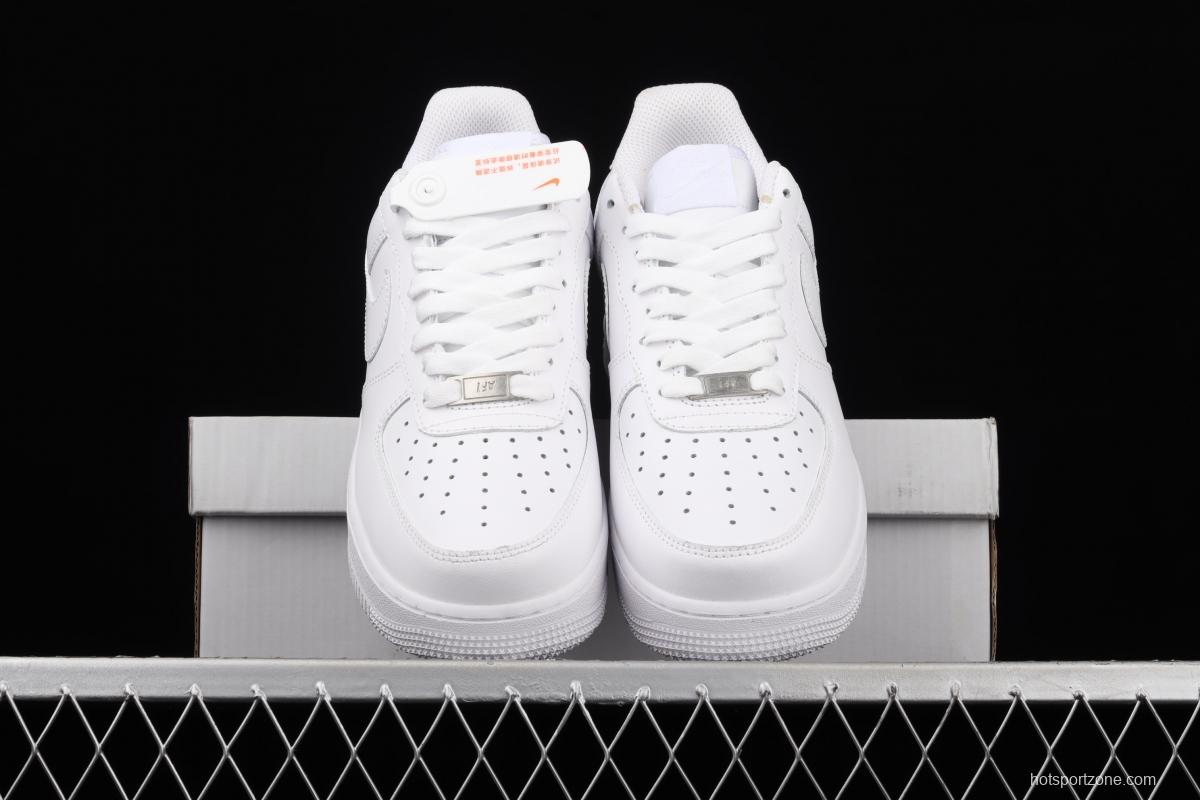 NIKE Air Force 1'07 Low classic all-white low-top leisure sports shoes 315122-111,