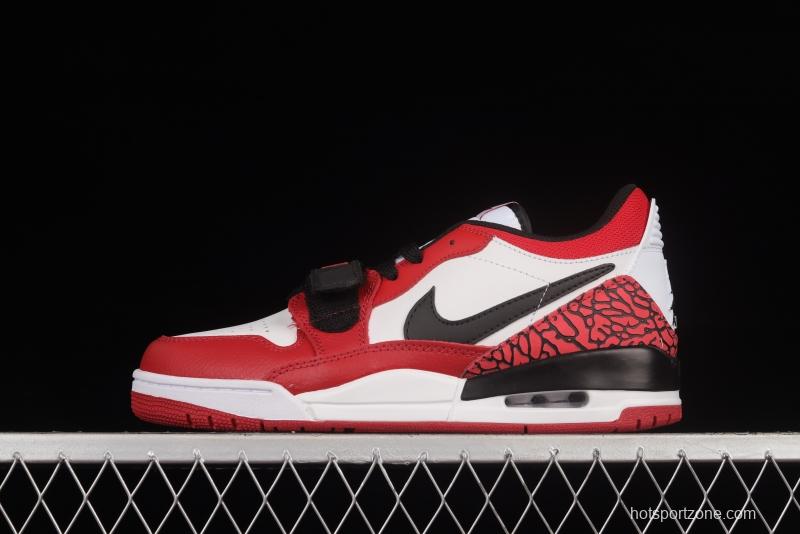 Air Jordan Legacy 312 Low AJ312 Chicago Color Matching Velcro Three-in-One Shoes CD7069-116