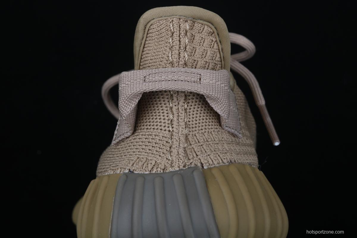 Adidas Yeezy Boost 350 V2 FX9033 das coconut 350 second generation hollowed-out sesame gray angel color