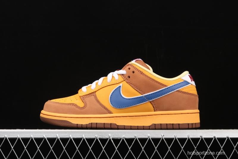 NIKE DUNK Low Newcastle Brown Ale TS with the same yellow beer super-limited color matching Newscale low-top skateboard shoes 313170-741