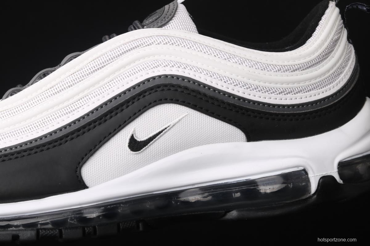 NIKE Air Max 97 white and black color matching bullet air cushion running shoes DC3494-990