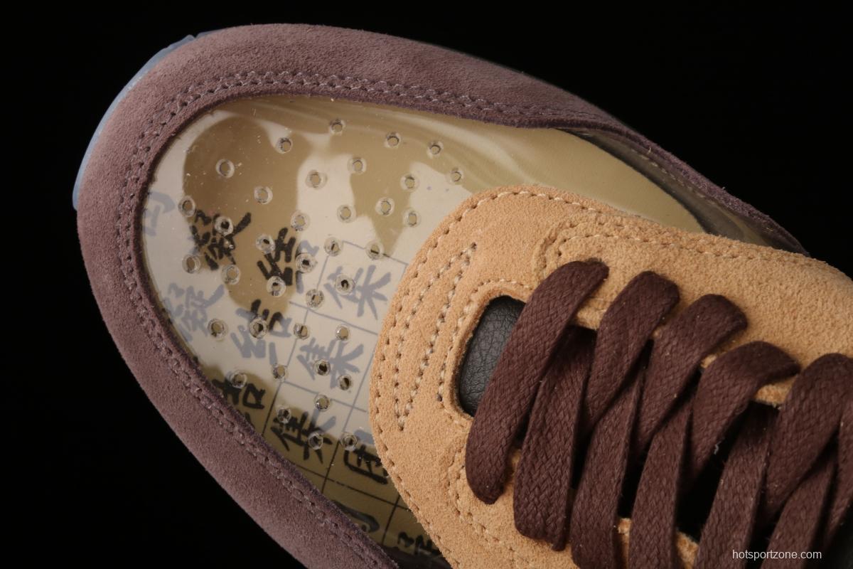 Clot x NIKE Air Max 1 Tea Leaf Brown joint style retro casual running shoes DD1870-200