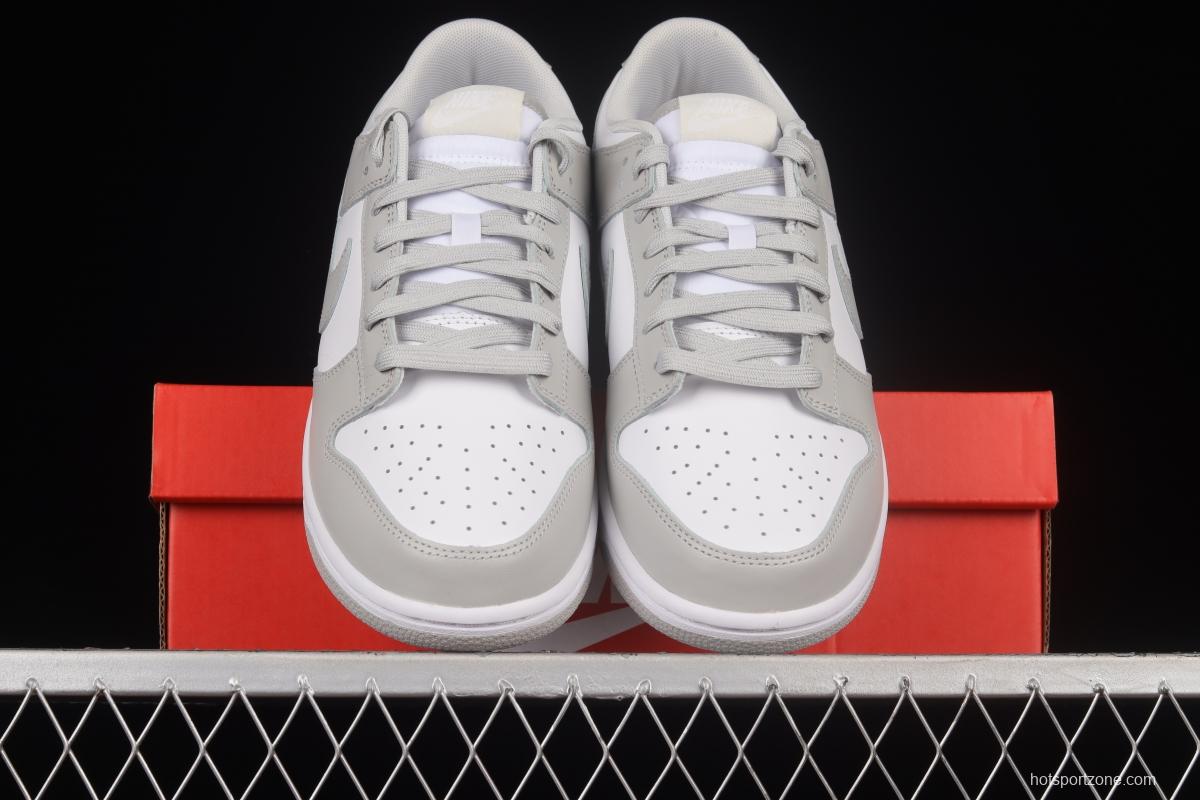 NIKE SB DUNK Low Grey Fog White Grey SB Buckle Breakbackboard Fashion Casual Sneakers DD1391-103