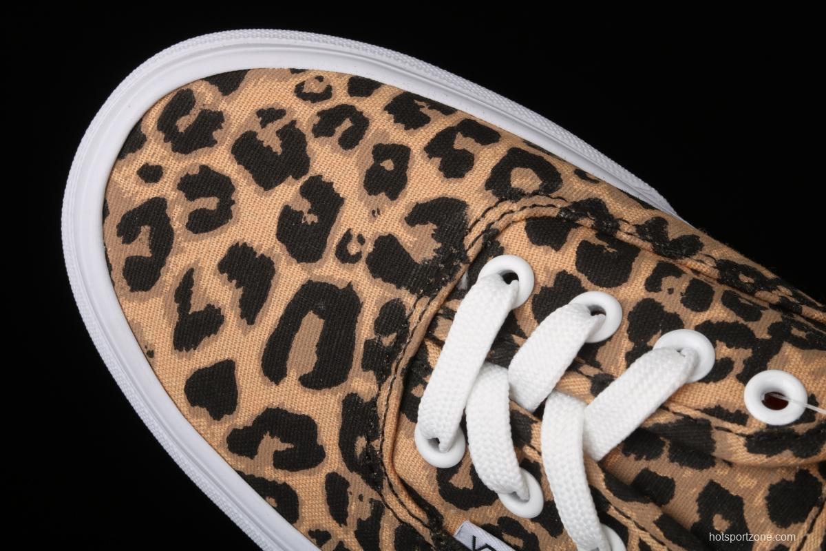 Vans Authentic 2021SS official website limited leopard print low-top casual board shoes VN0AODUNQQ