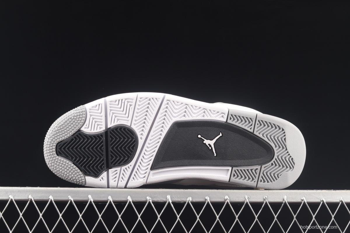 Air Jordan 4 Retro GS Light Smoke Grey white ash basketball shoes CT8527-021