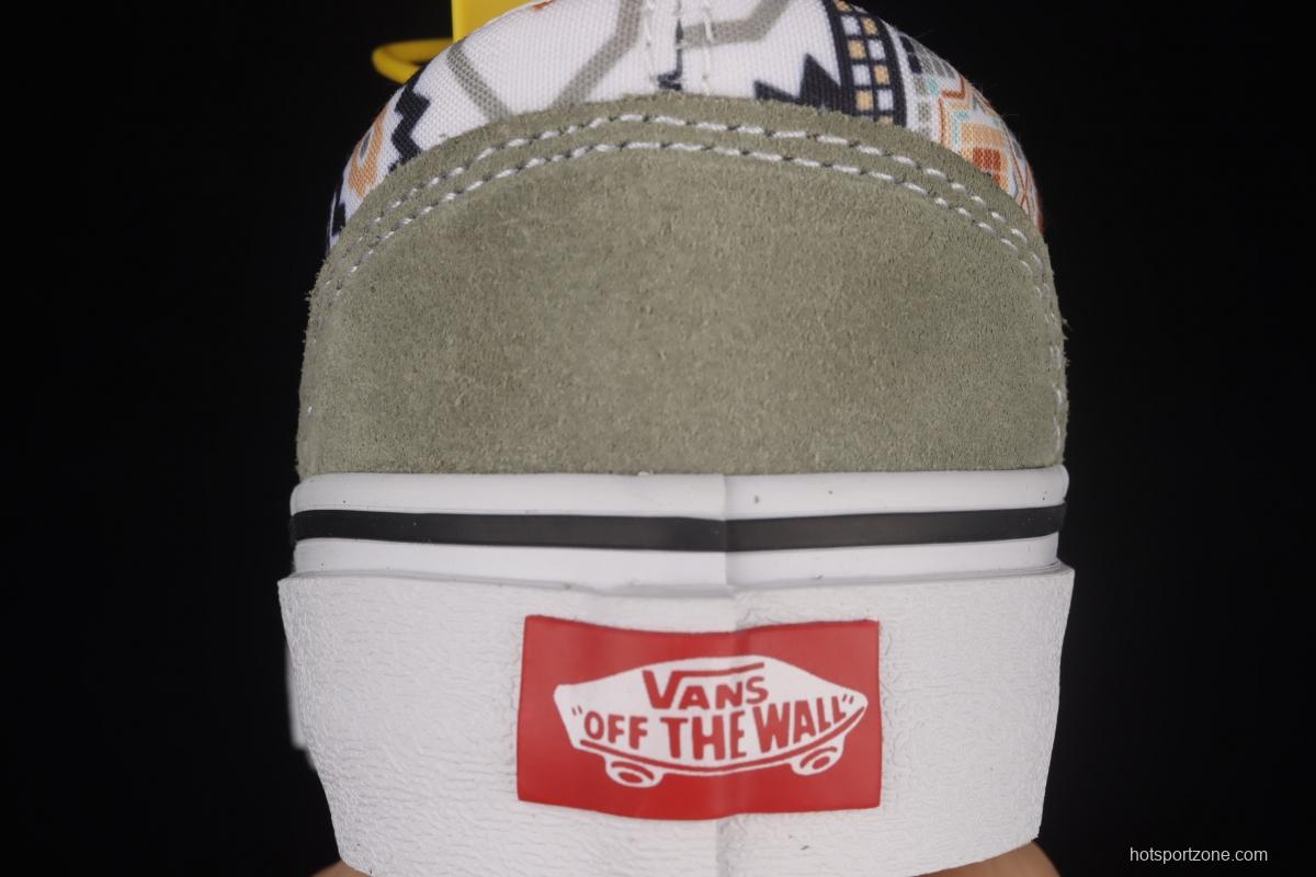 Vans Style 36 Moroccan style theme series high top leisure sports board shoes VN0A54F6688