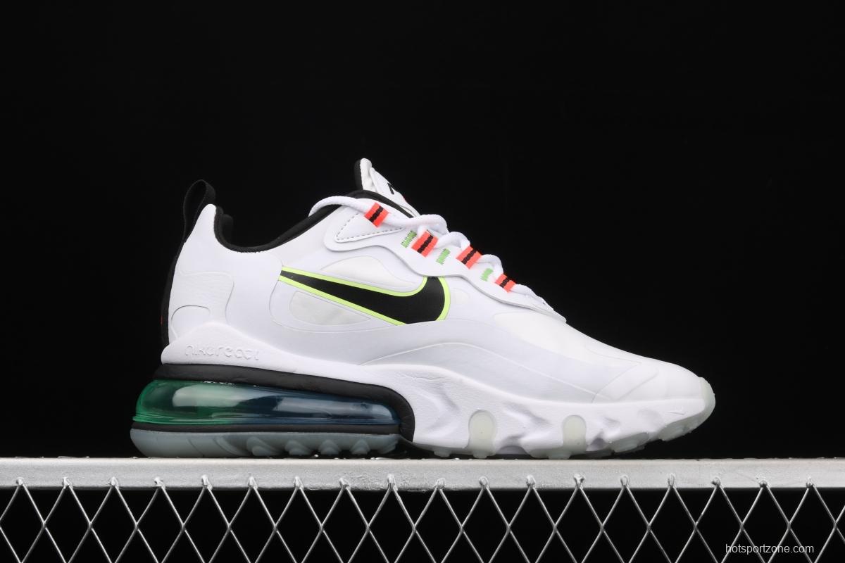 NIKE Air Max 270React new high-frequency mesh function half-palm air cushion cushioning running cloth shoes CZ6685-100