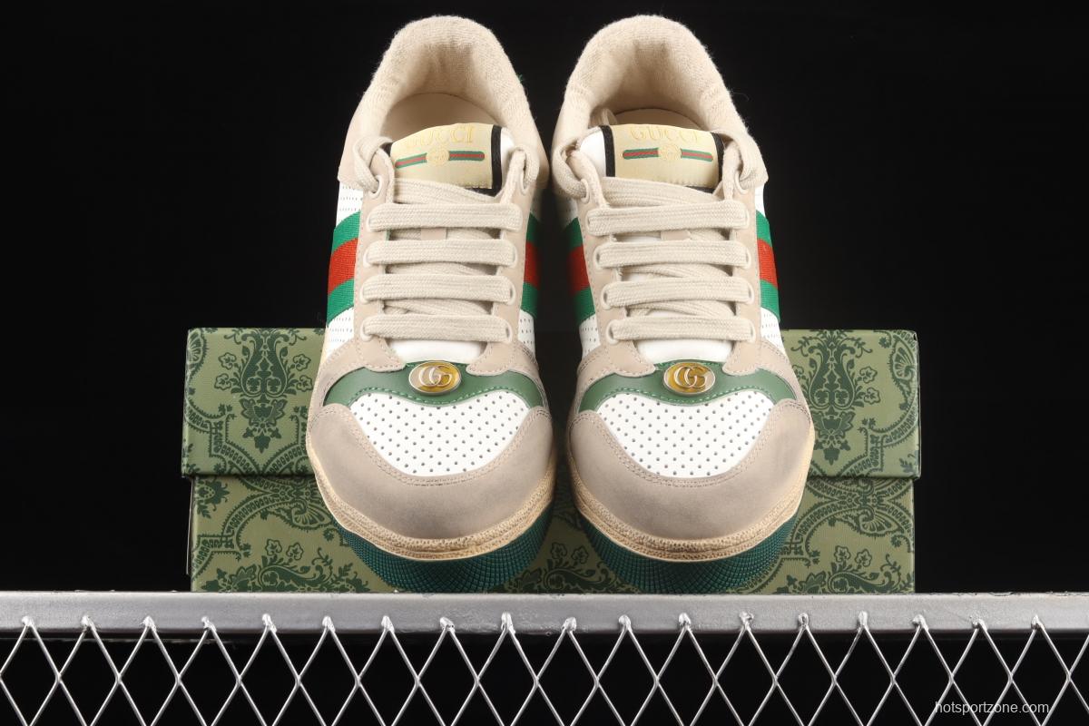 Gucci Distressed Screener Sneaker Gucci classic dirty shoes