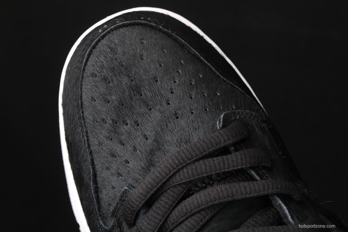 NIKE SB DUNK Low black horse hair joint name dunk series retro low-side leisure sports skateboard shoes CZ5127-001