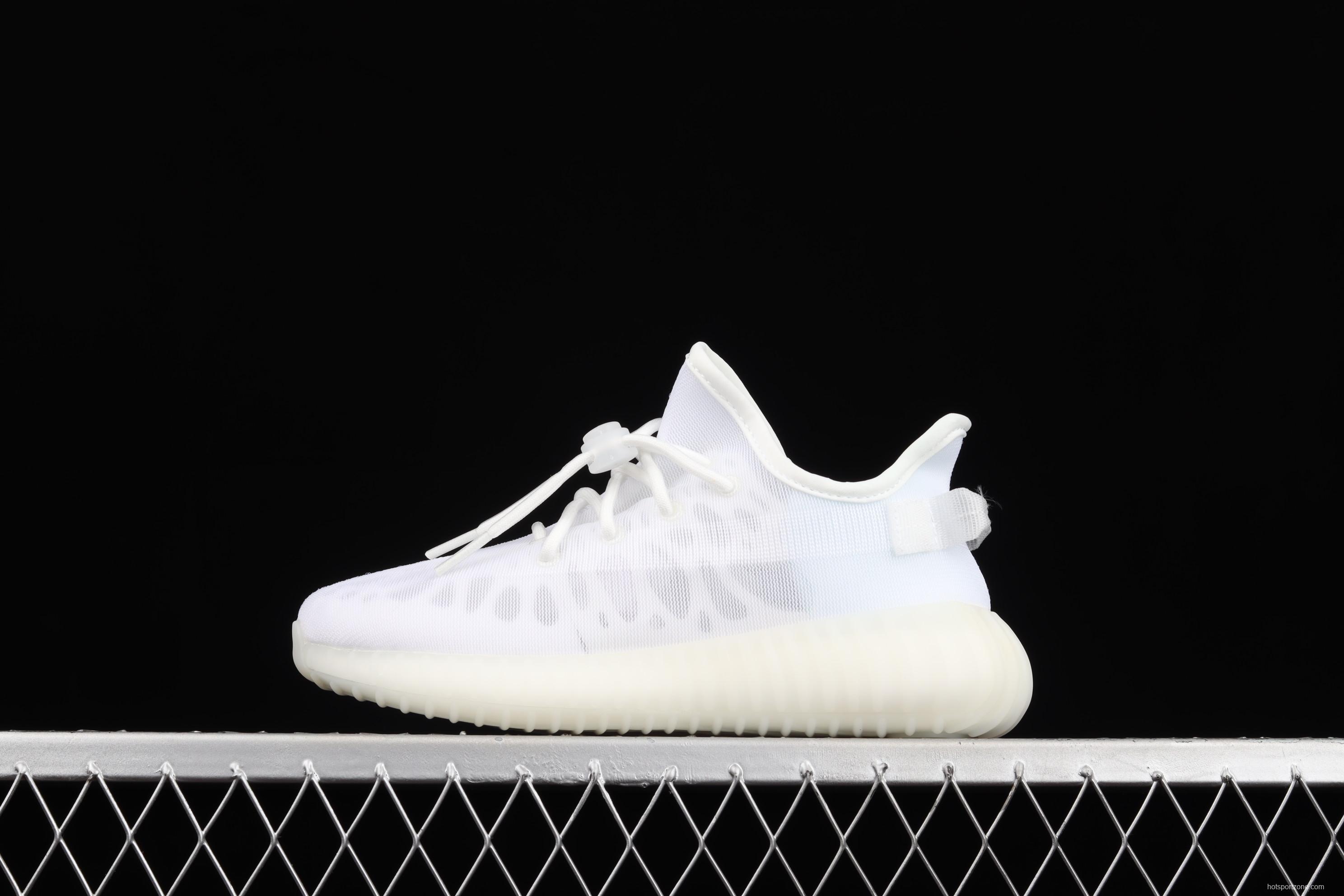 Kids Adidas Yeezy 350 Boost V2 GW2872 Darth Coconut 350 second Generation Kids