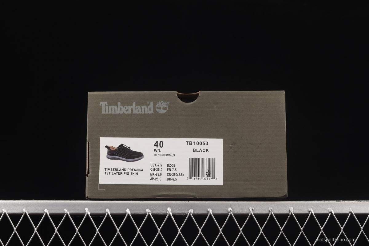Timberland British vintage tooling low-top outdoor casual shoes TB10053BLACK
