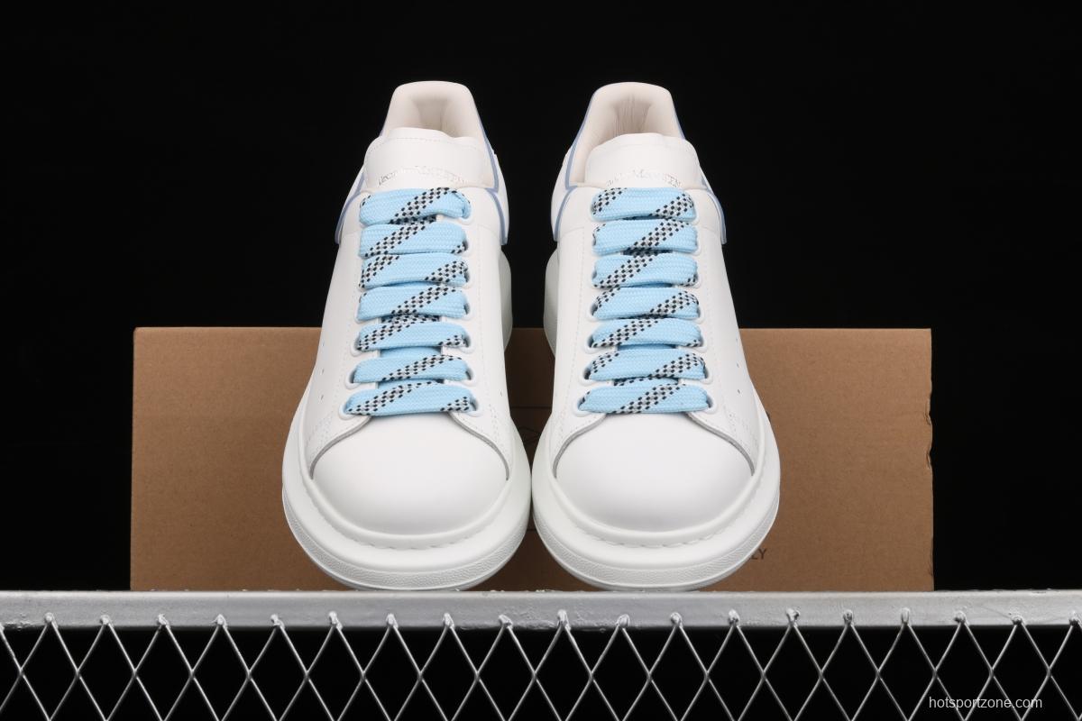 Alexander McQueen white and blue gel drop