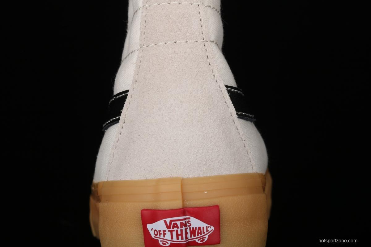 Vans Sk8-Hi 138Devon SF overseas limited edition raw cream white Baotou Gaobang leisure board shoes VN0A2RR1VPM