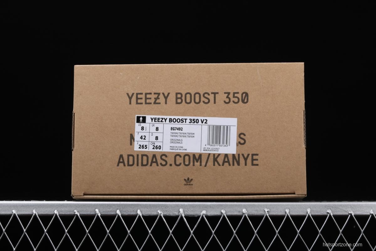 Adidas Yeezy 350Boost V2 True Form EG7492 European limited color scheme