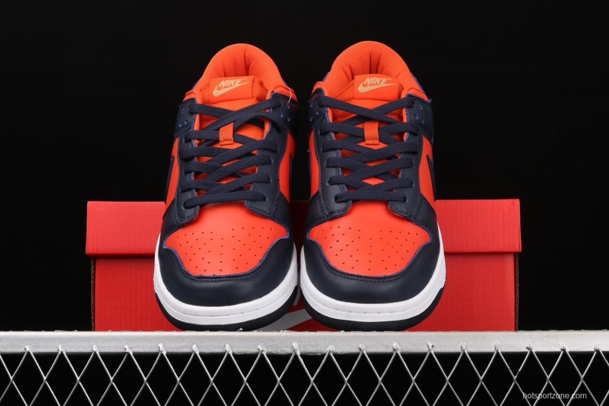 NIKE SB DUNK Low SP Fanta color matching head layer low side leisure sports board shoes CU1727-800