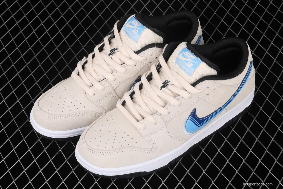 NIKE DUNK SB Low Pro road travel blue hook white blue low-top men's casual board shoes CT6688-200