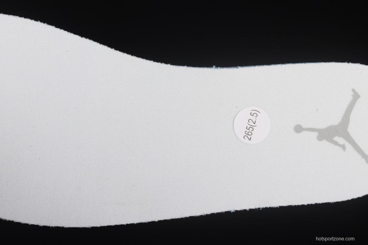 Air Jordan 1 Mid gray-white and black Dior Zhongbang casual board shoes 554724-078