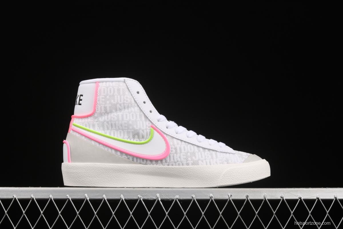 NIKE Blazer Mid'77 Vintage Have A Good Game video game pixel League of Legends Trail Blazers high-top casual board shoes DC1746-102,